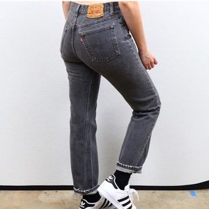 Vintage Levi’s 501 Grey Jeans